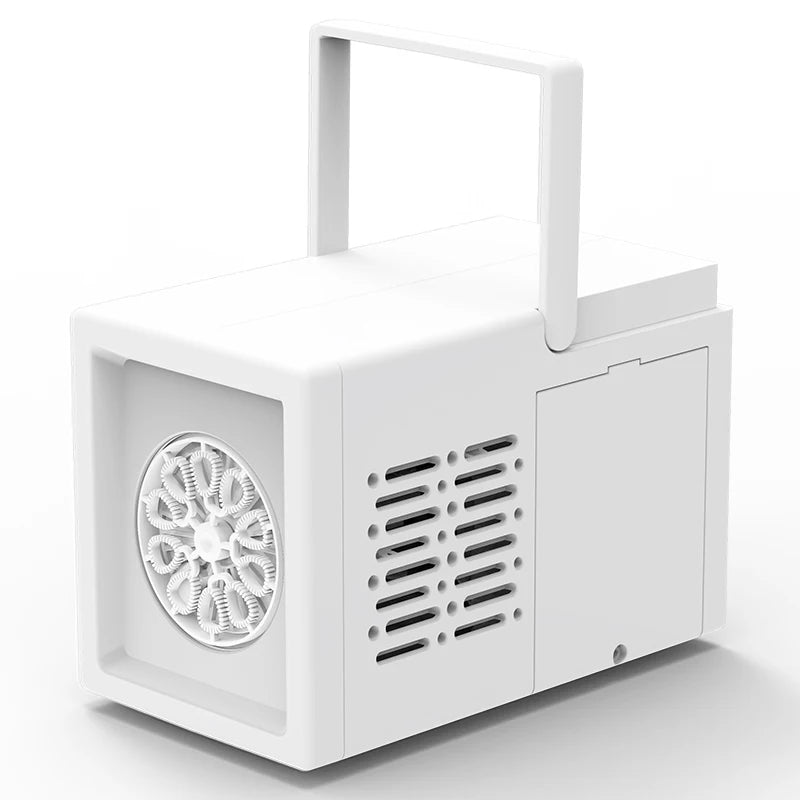 10 Hole Stage Outdoor Bubble Blowing Toy Kindergarten Handheld Small Double Hole Bubble Machine without Battery and Bubble Water