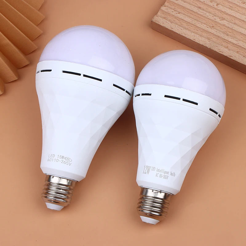 7W/9W/12W/15W Emergency LED Light Bulb E27 Rechargeable Waterproof Touched Bulb For Power Outage Living Room Outdoor Camping