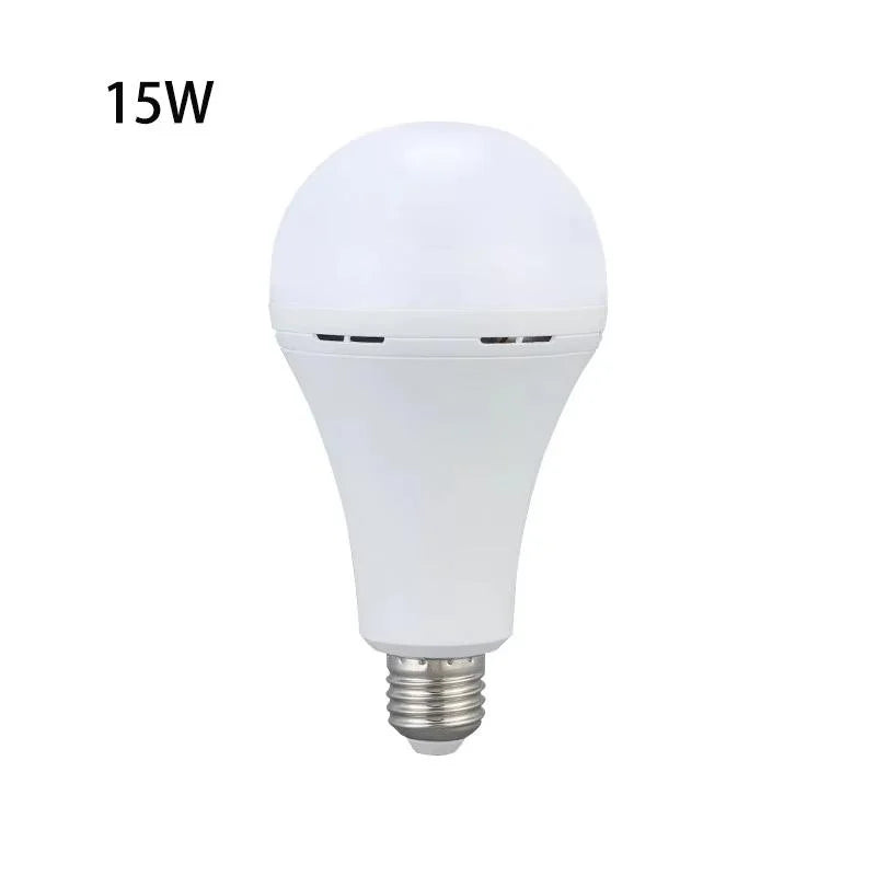 7W 9W 12W 15W LED Emergency Light Bulb Rechargeable Energy Saving Lamp for Home Power Outage Backup Portable Handheld Light