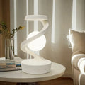 3D Levitating Ball Lamp RGB Floating LED Night Light with Wireless Phone Charger Floating and Spinning in Air with LED Moon Lamp