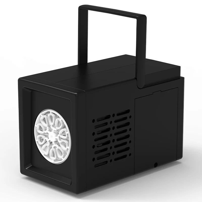 10 Hole Stage Outdoor Bubble Blowing Toy Kindergarten Handheld Small Double Hole Bubble Machine without Battery and Bubble Water