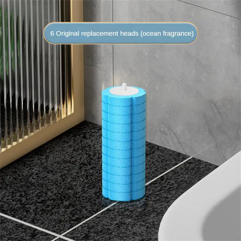 Disposable Toilet Brush Cleaner With Long Handle Bathroom Cleaning Brush With Replaceable Brush Head Toilet Accessories
